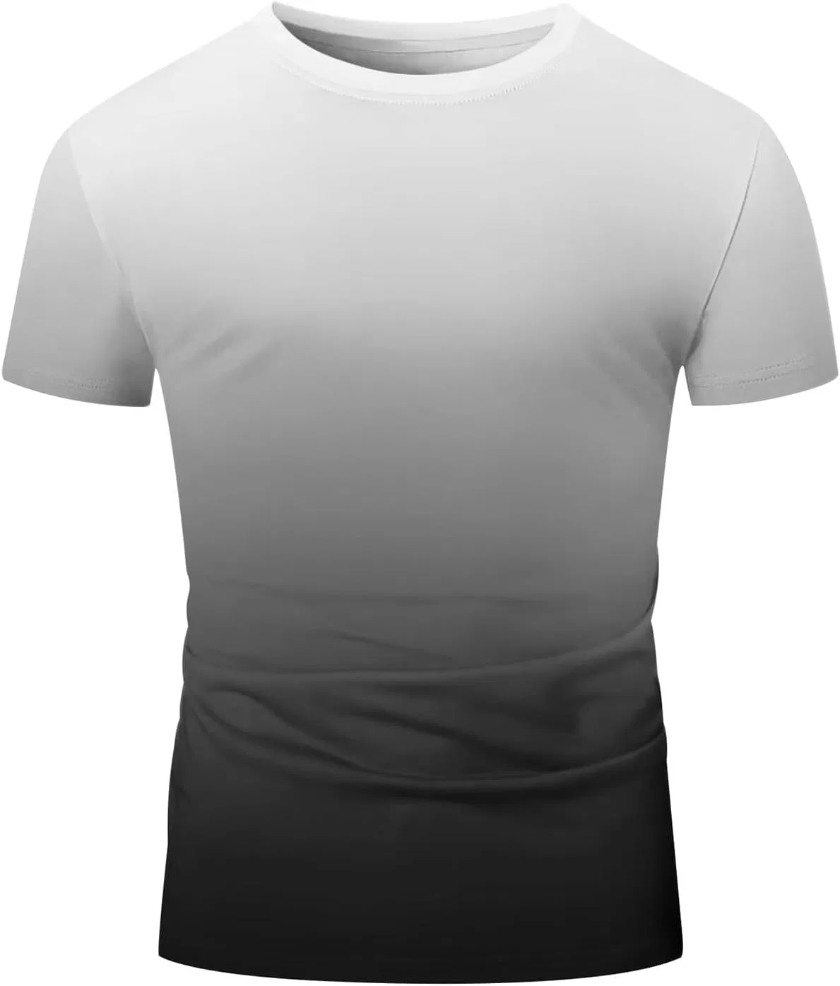 Мужская футболка с градиентом Athletic Fit, White — фото 4
