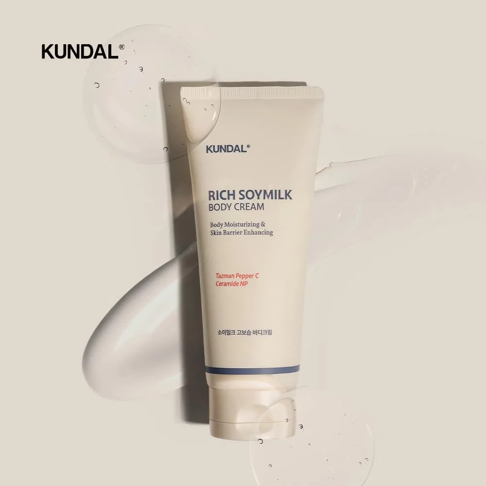 Крем для тела Rich Soymilk Mellow Vanilla, KUNDAL, 200 г, 150 мл — фото 3