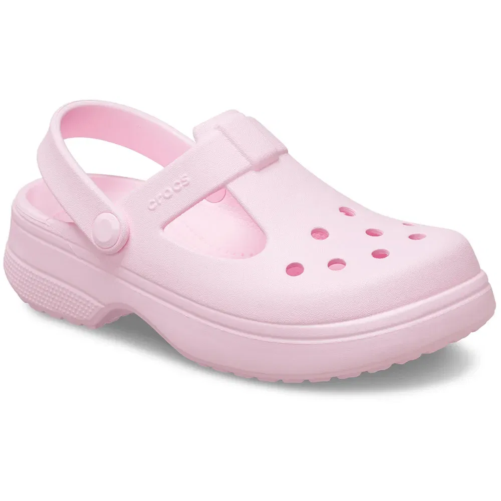Ботильоны Mary Jane T Crocs, розовый