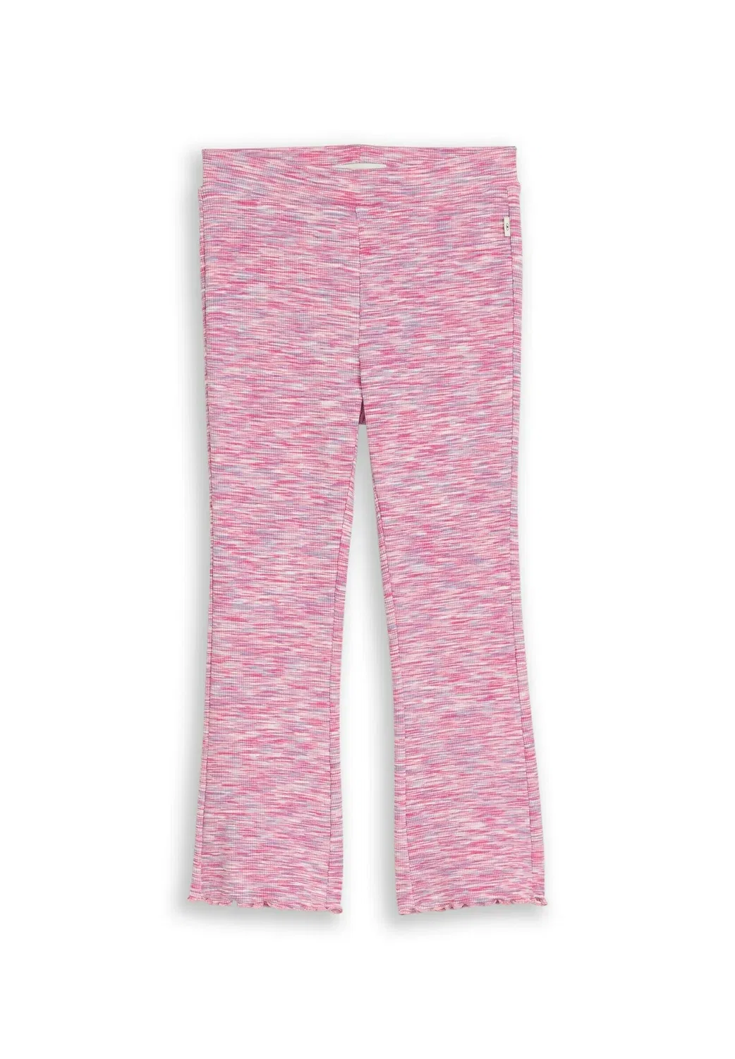 Расклешенные леггинсы Hosen & Chino mit rippstruktur - леггинсы - брюки Tom Tailor, Pink Space Dye Texture