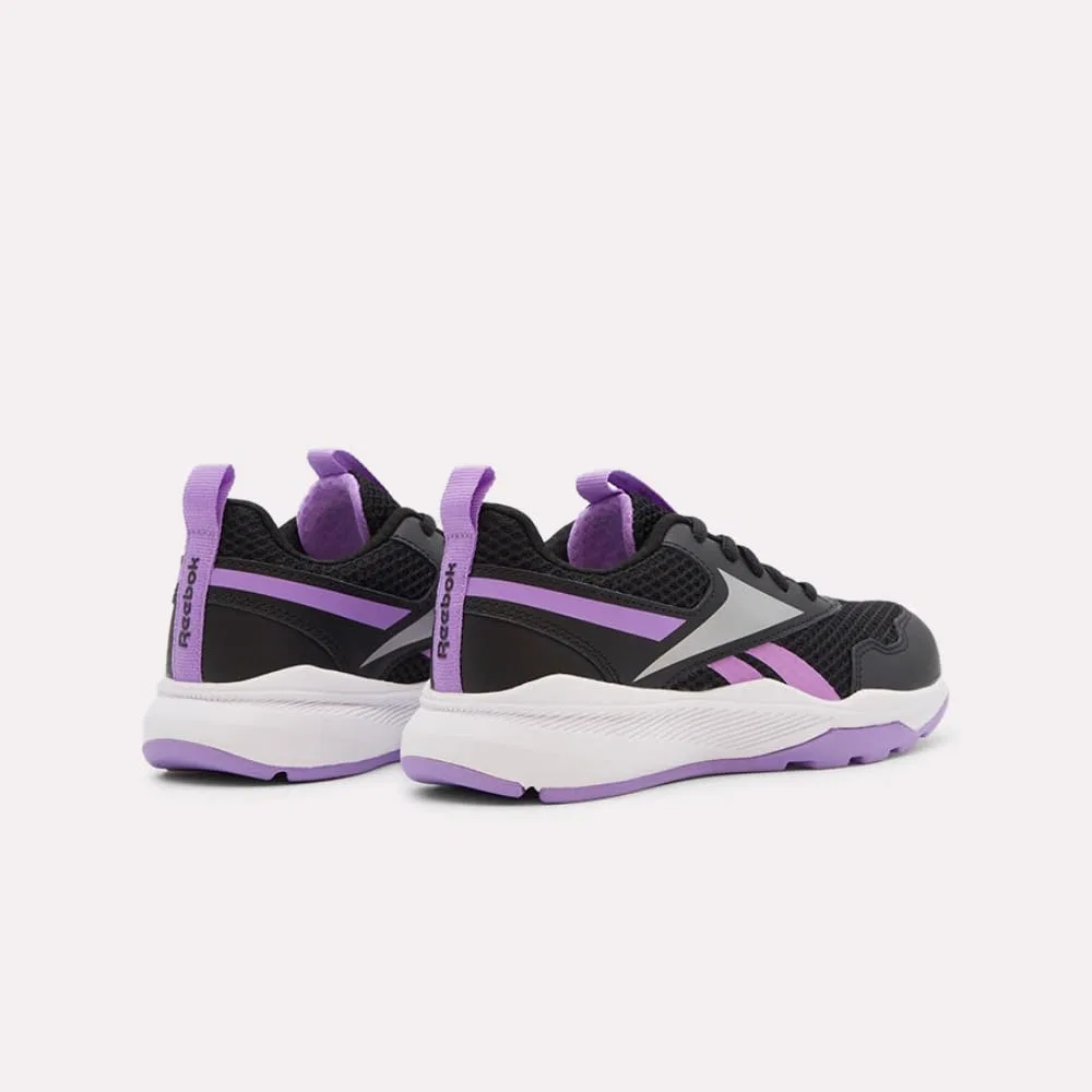 Детские кроссовки для девочек с закрытым носком Reebok Xt Sprinter 2.0 Reebok, Black Digitalpurple White — фото 4