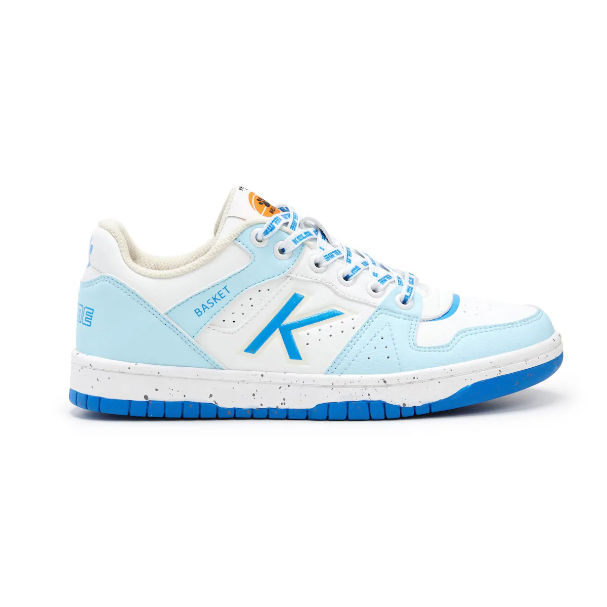 Кроссовки унисекс Kelme Retrobasket 2.0 повседневные, белый/синий — фото 2