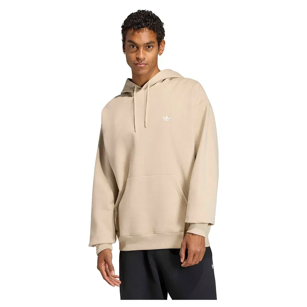 Худи свободного кроя Trefoil Essentials Adidas Originals, бежевый
