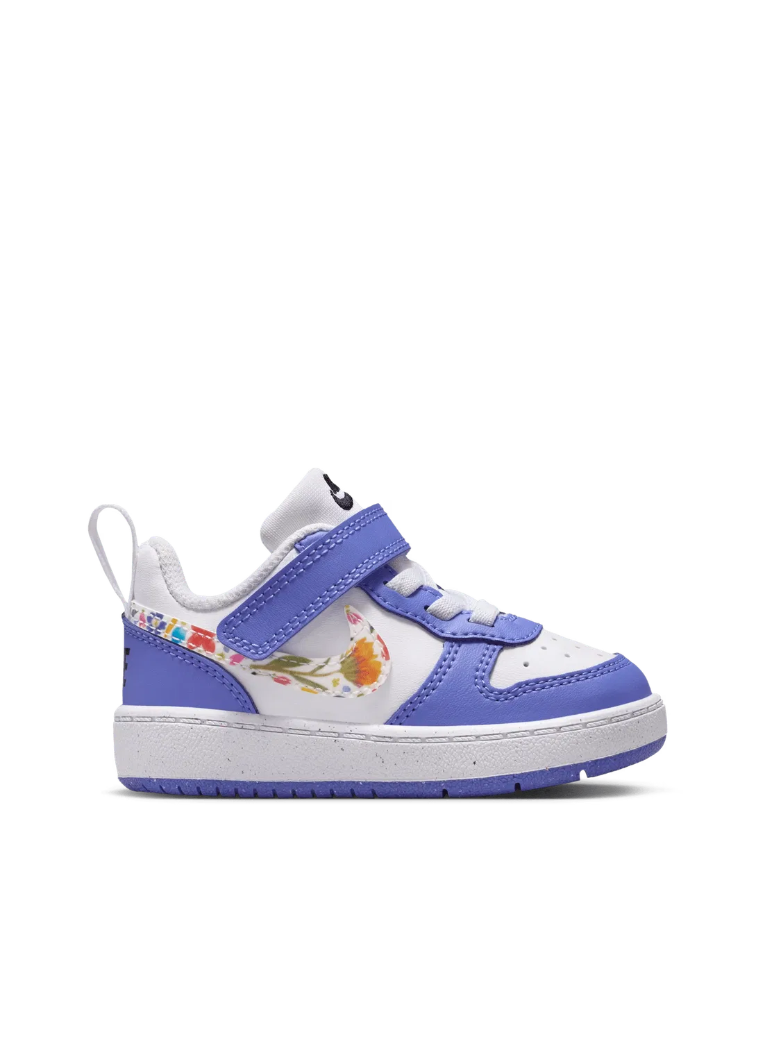 Детские кроссовки на липучках Nike COURT BOROUGH LOW FL TD, синий