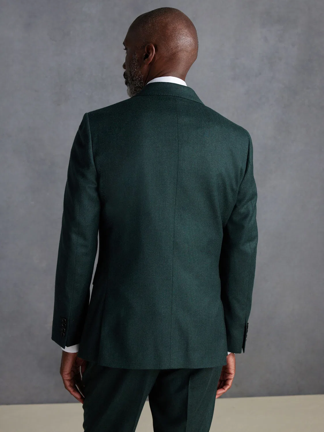Пиджак Slim Fit, итальянская шерсть с кашемиром, Signature Zignone Next, Зеленый — фото 4