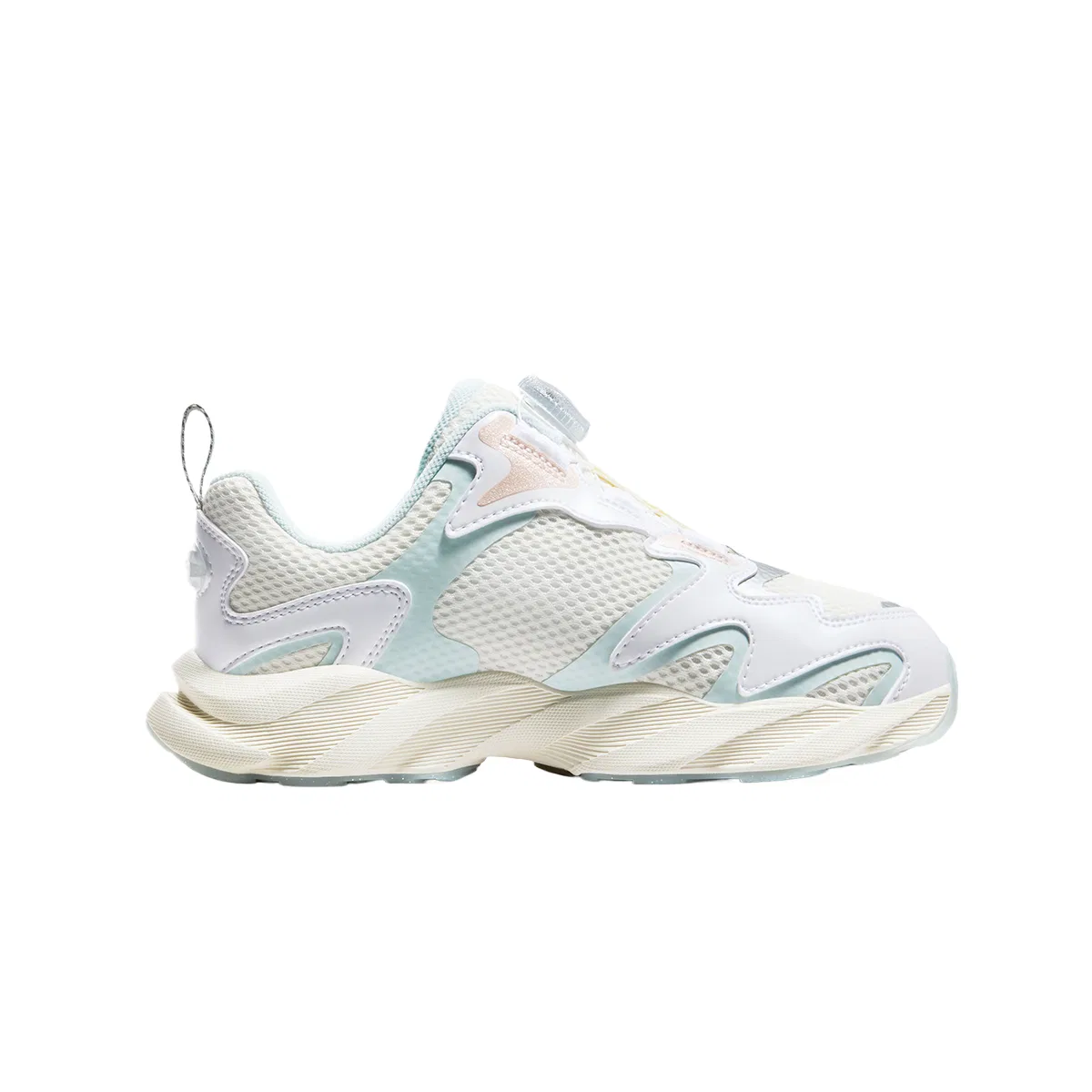Детские кроссовки для бега с ретро-стилем FILA KIDS, Milk White/Warehouse Blue — фото 3