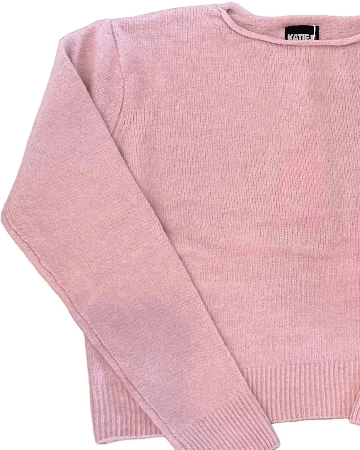 Детский свитер для девочек с открытыми плечами Uli Off Shoulder KatieJnyc, Mauve — фото 2