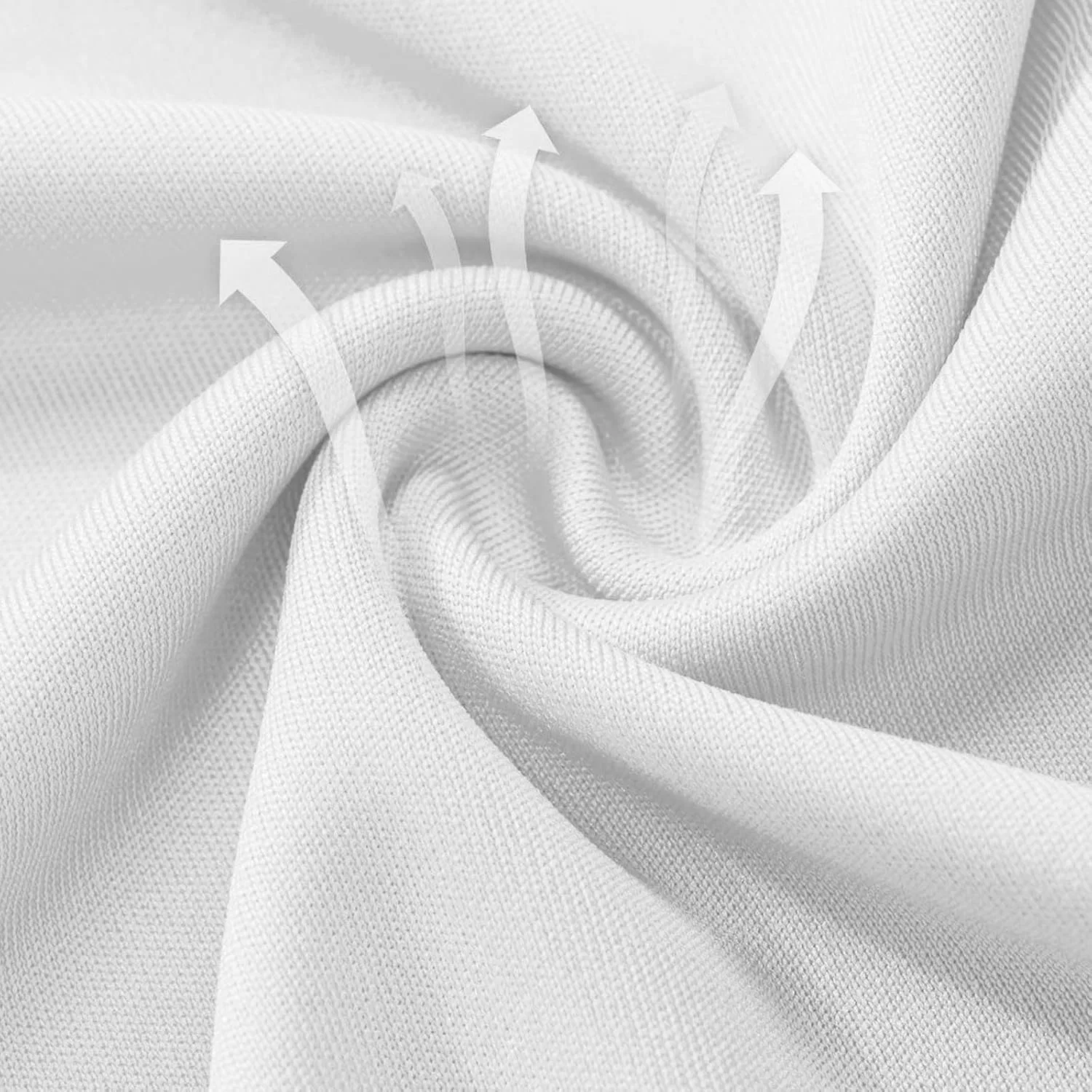Мужская быстросохнущая футболка Regular Fit NoxwB, White — фото 3
