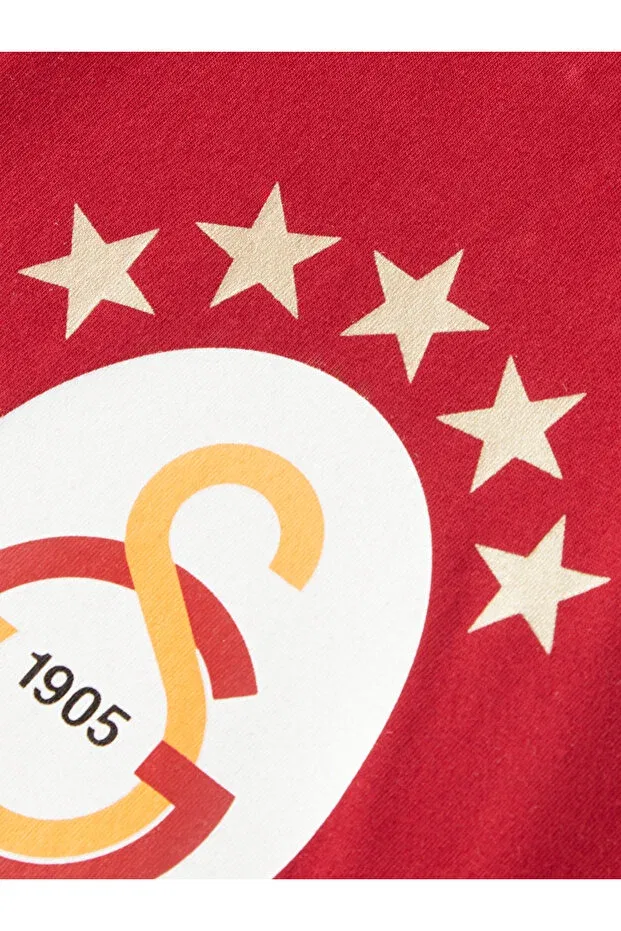 Детская футболка для мальчиков с коротким рукавом Galatasaray 5 star baby t-shirt Gsstore, Red — фото 4