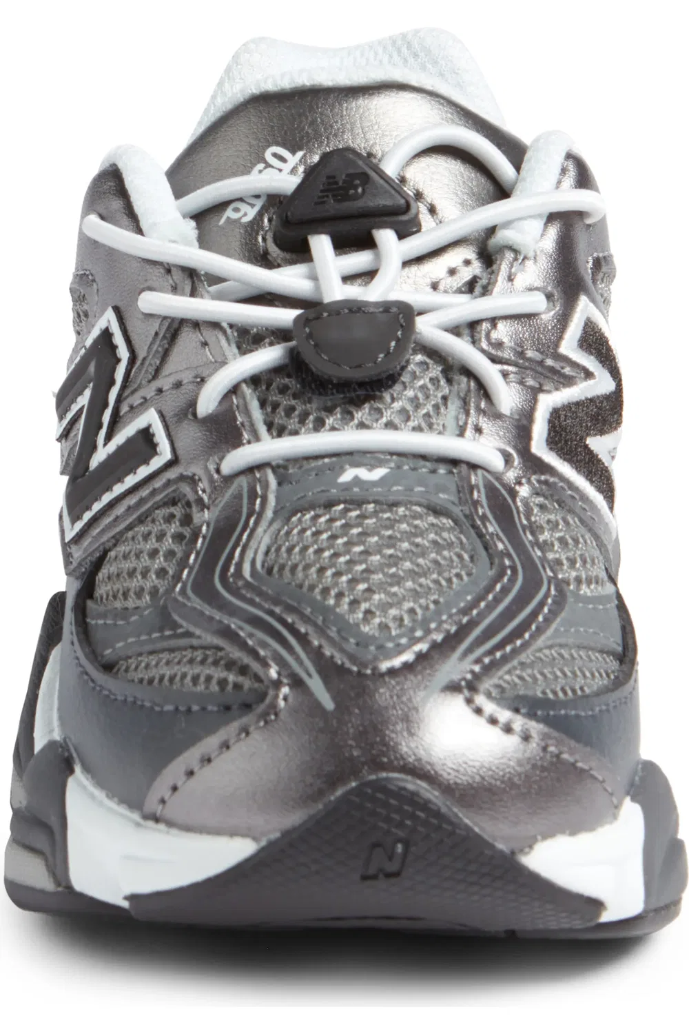 Кроссовки детские на широкой подошве 9060 New Balance, Magnet/Faded Black — фото 4