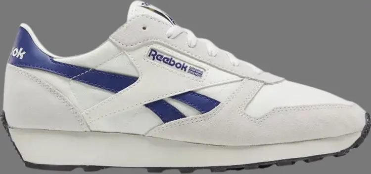 

Кроссовки classic leather az 'chalk deep cobalt' Reebok, белый