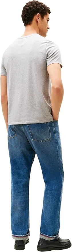 Футболка Tommy Hilfiger Essential Short Sleeve Cotton Crewneck Pocket, светло-серый — фото 2