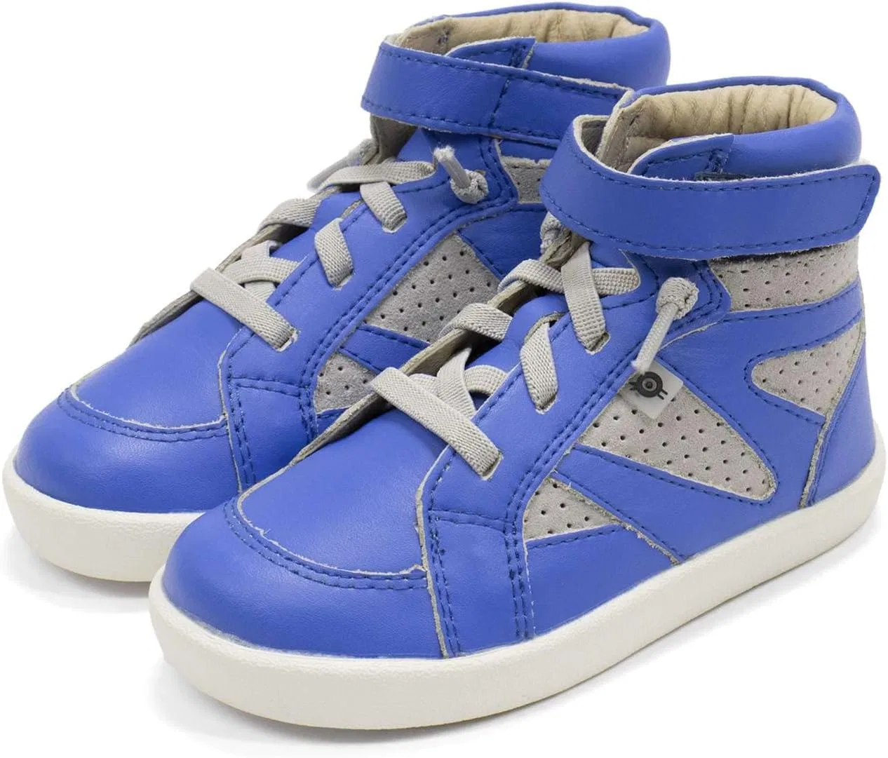 Детские кроссовки для мальчиков New Leader Old Soles, Neon Blue Grey Suede — фото 2
