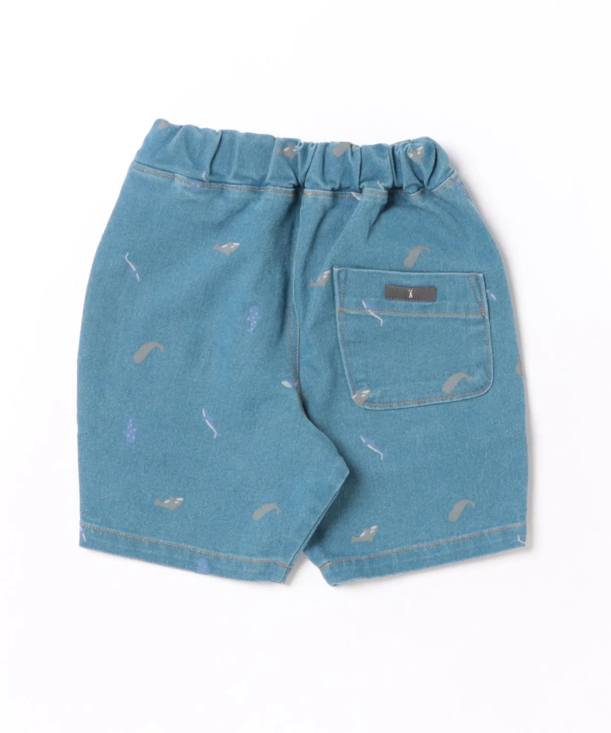 Детские джинсовые шорты с вышивкой SKAPE, Blue — фото 3