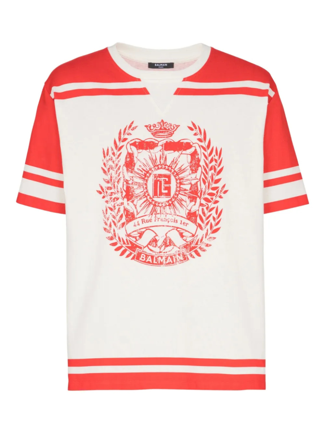 

Balmain футболка с логотипом, нейтральный