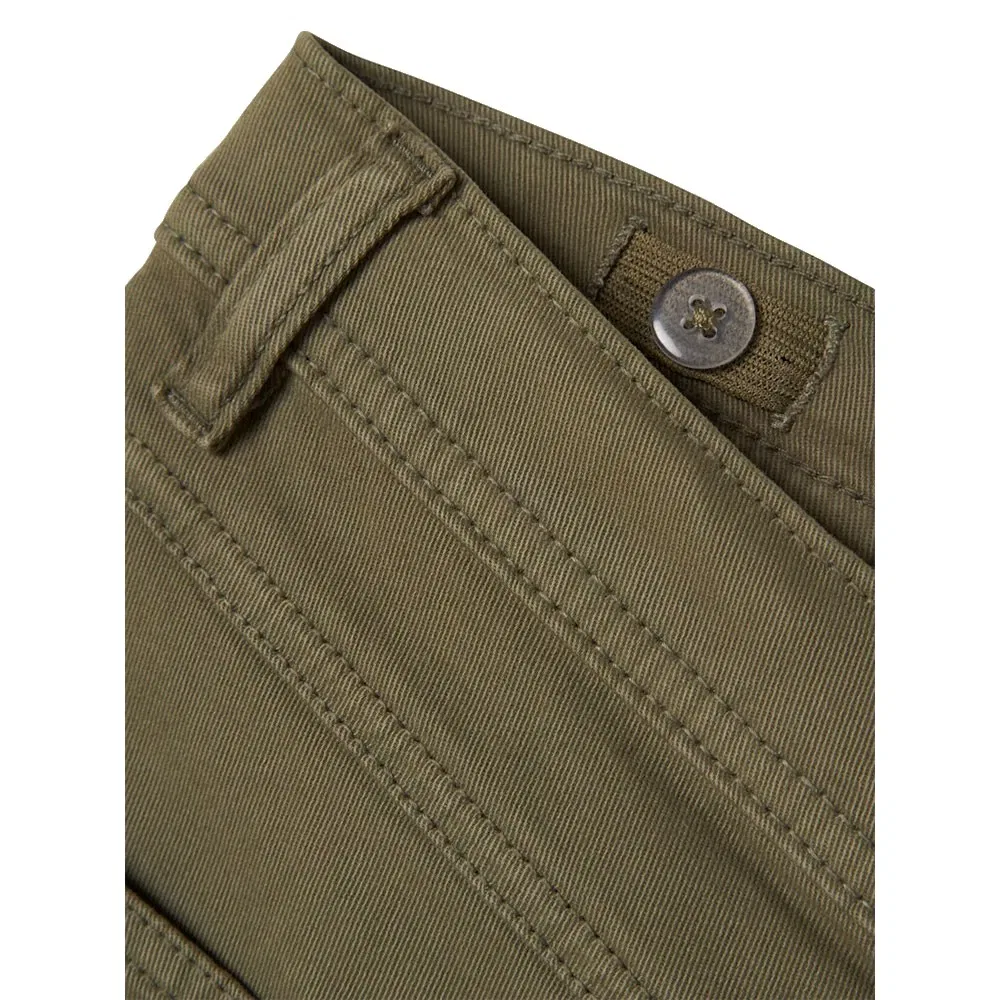 Детские брюки прямого кроя с регулируемой талией Ryan Straight Fit Twill 1880-Ax Name it, Green — фото 4