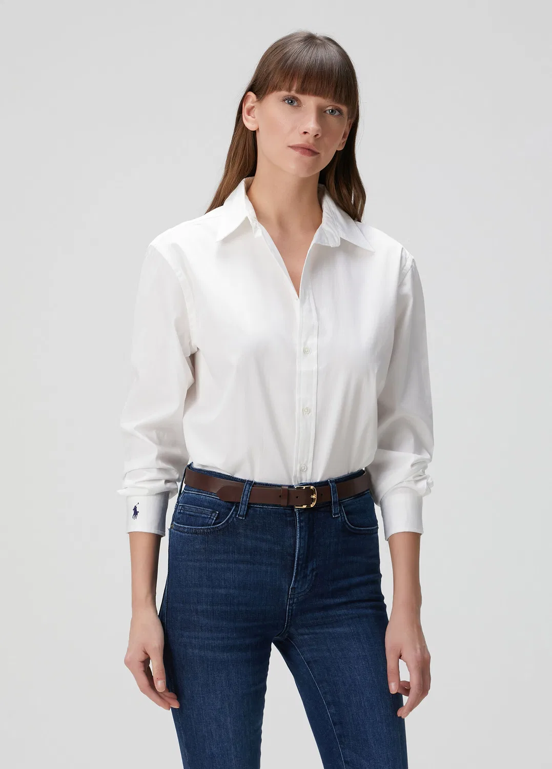 Блуза Polo Ralph Lauren, white — фото 3