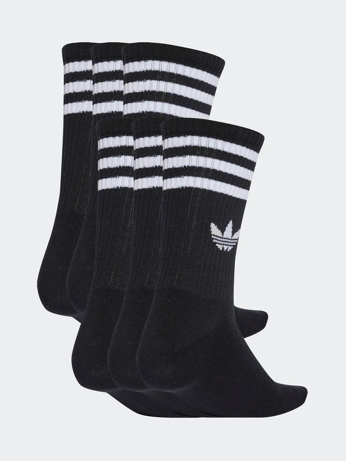 Носки, 6 пар, повседневные, adidas Originals, черный — фото 2