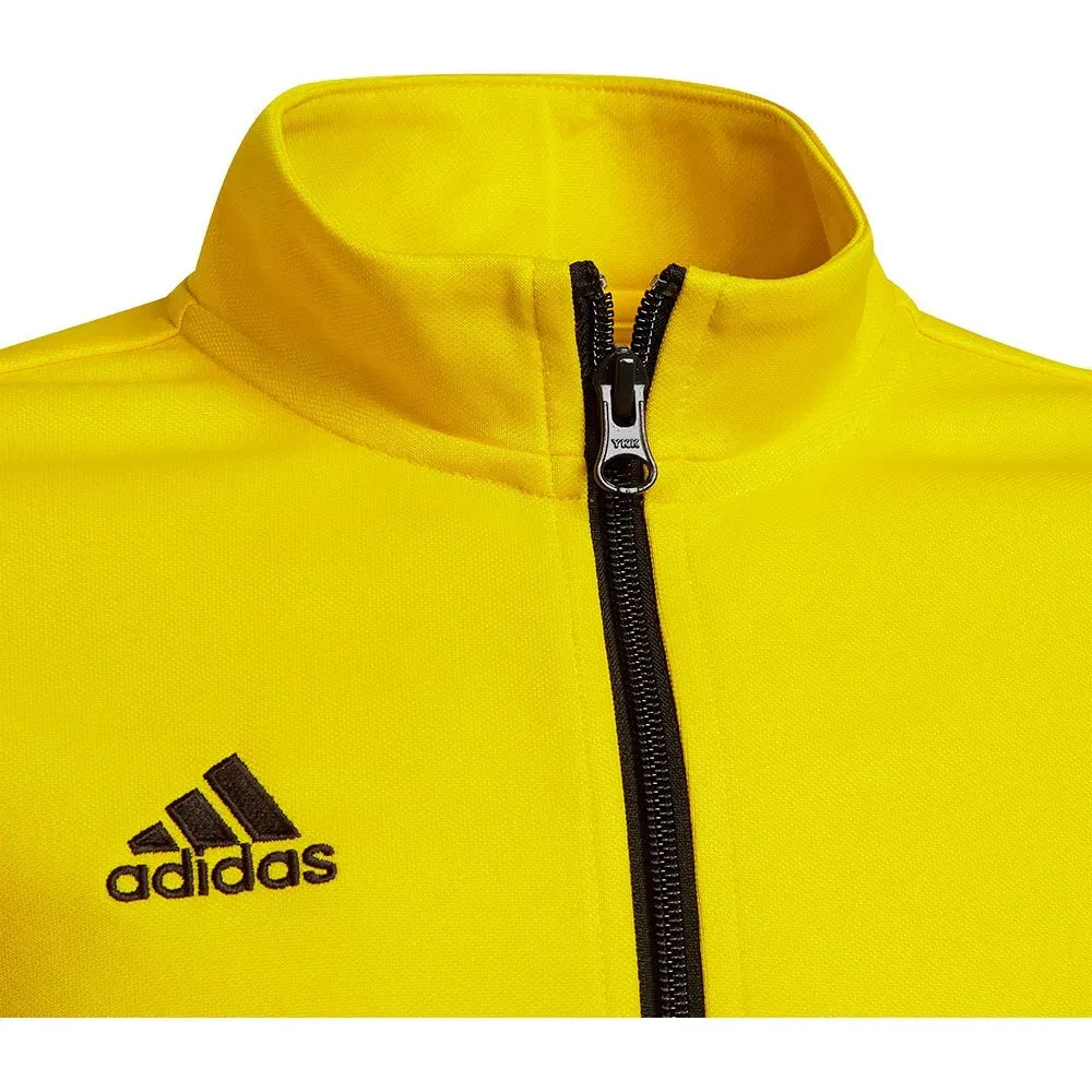 Женская куртка из футера с технологией AEROREADY Adidas Entrada 22, Yellow — фото 3