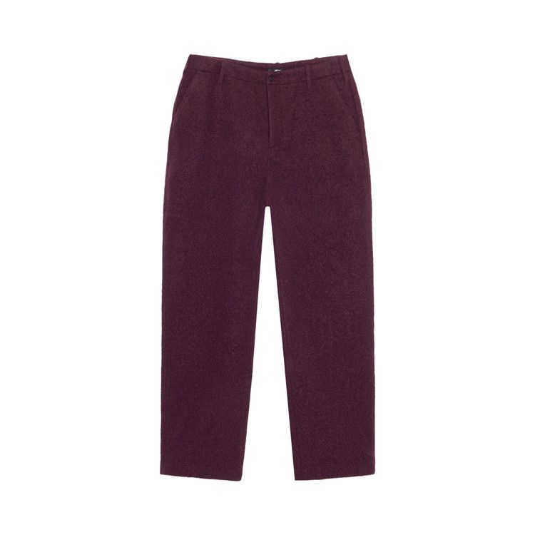 

Брюки Stussy Relaxed Trouser Textured Wool, Wine