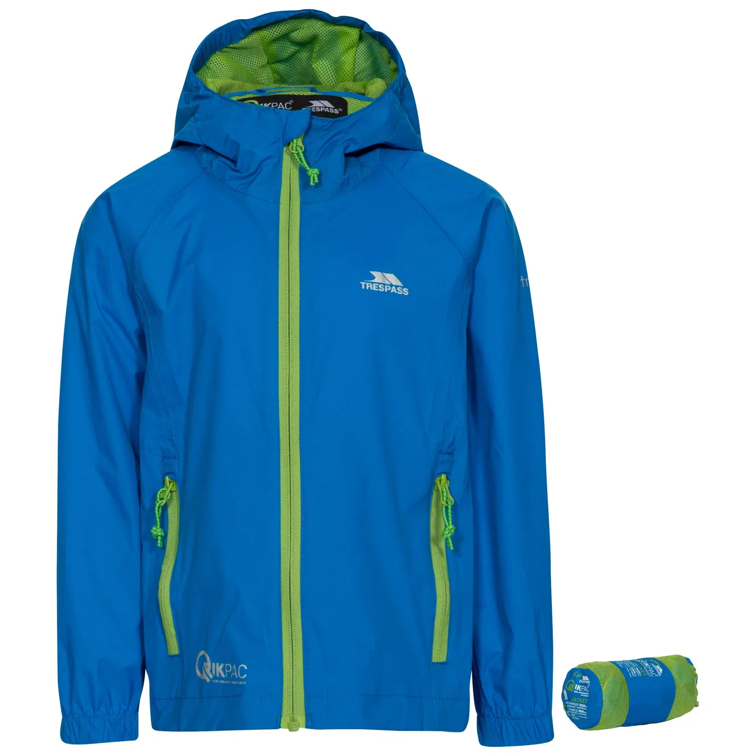 Детская водонепроницаемая куртка Qikpac Trespass, Blau