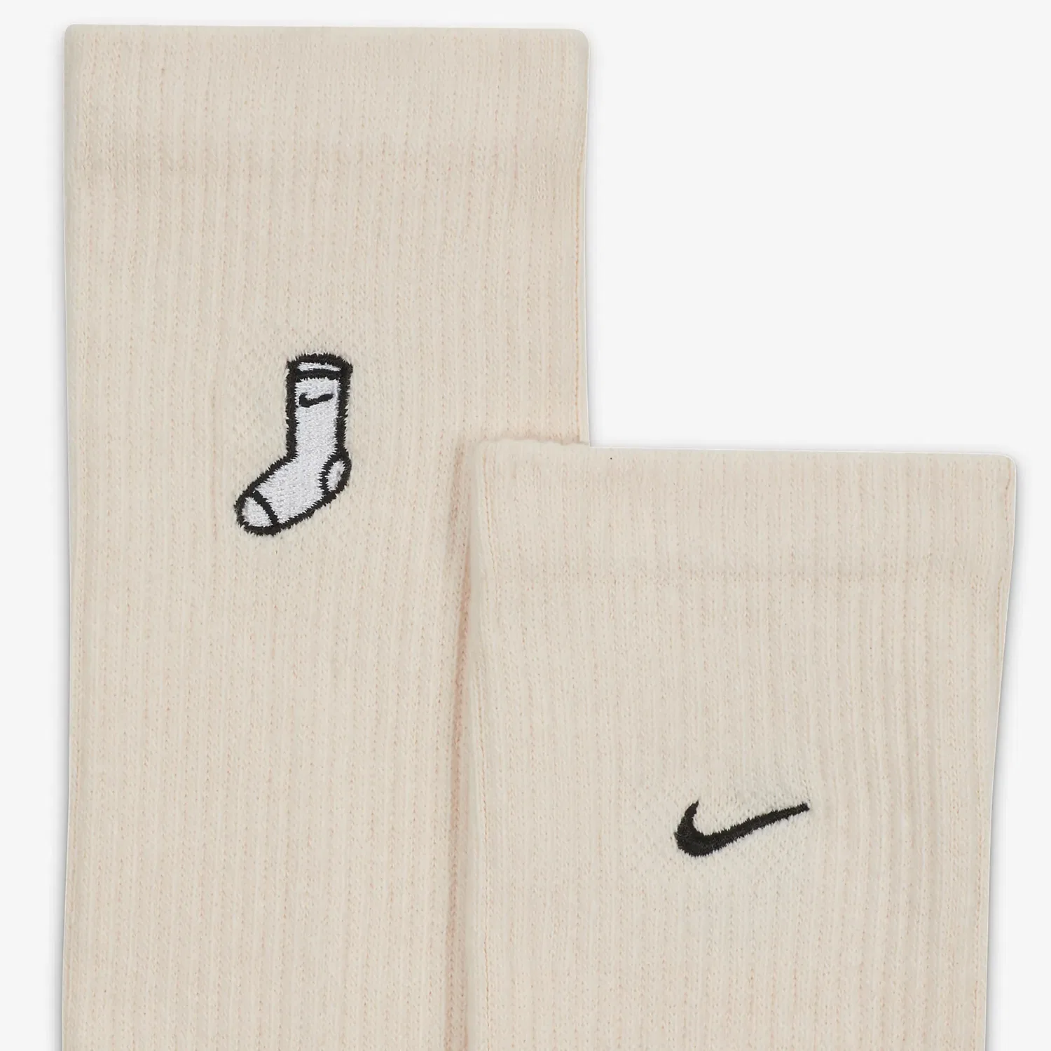 Детские носки с принтом Nike Patterned Print 2 Pack, Blue/Ecru — фото 4