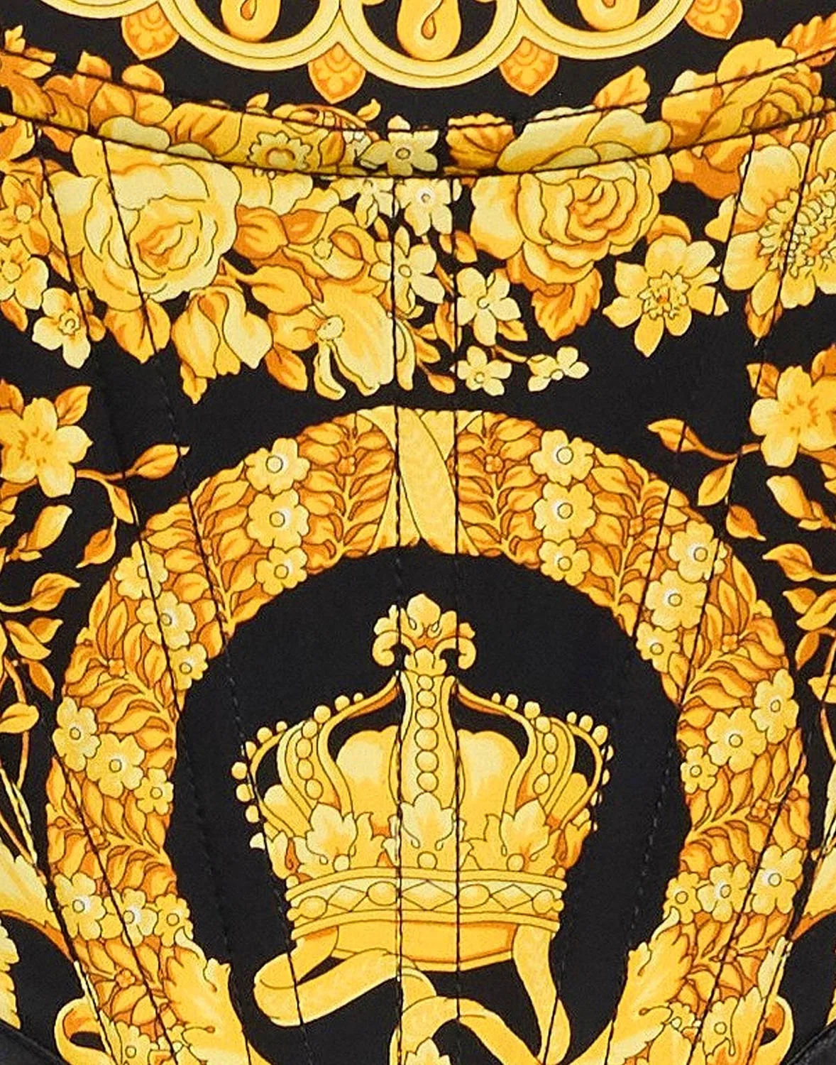 Женский корсет с открытыми плечами Versace, желтый — фото 4