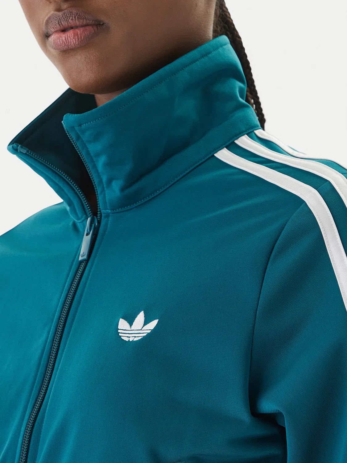 Женская толстовка стандартного кроя Firebird Classic Adidas, зеленый — фото 4