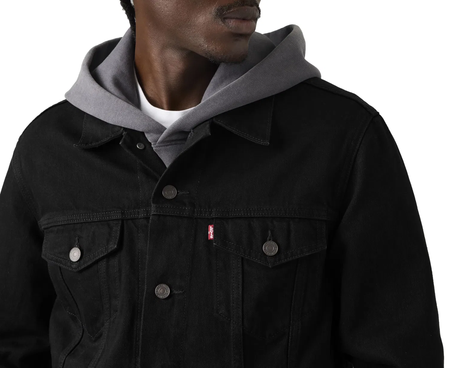Мужская куртка-джинсовка The Trucker Levi's, Berk Night T — фото 2
