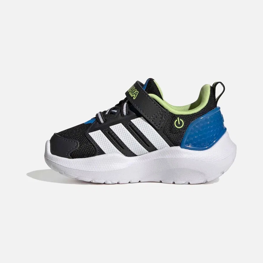 Детские спортивные кроссовки с легким дизайном Lightorama Rnr El I adidas, Черный — фото 2