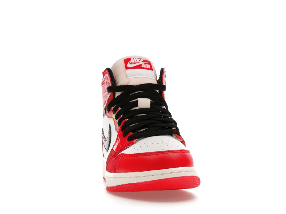Детские кроссовки с патчворк-дизайном Jordan 1 Retro High OG Jordan, University Red/Black/White — фото 2