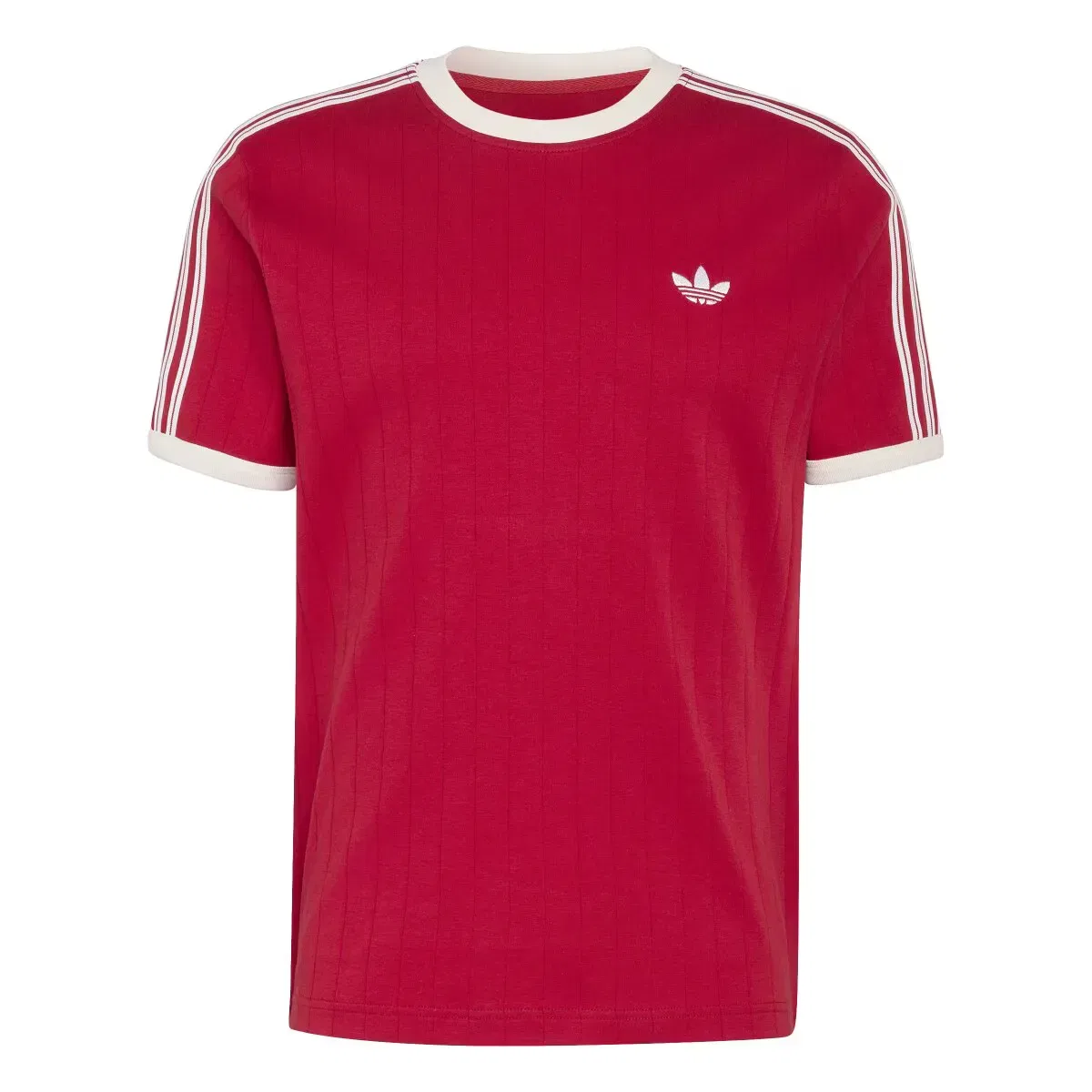 Мужская футболка с сетчатым узором adidas Originals, Бургунди