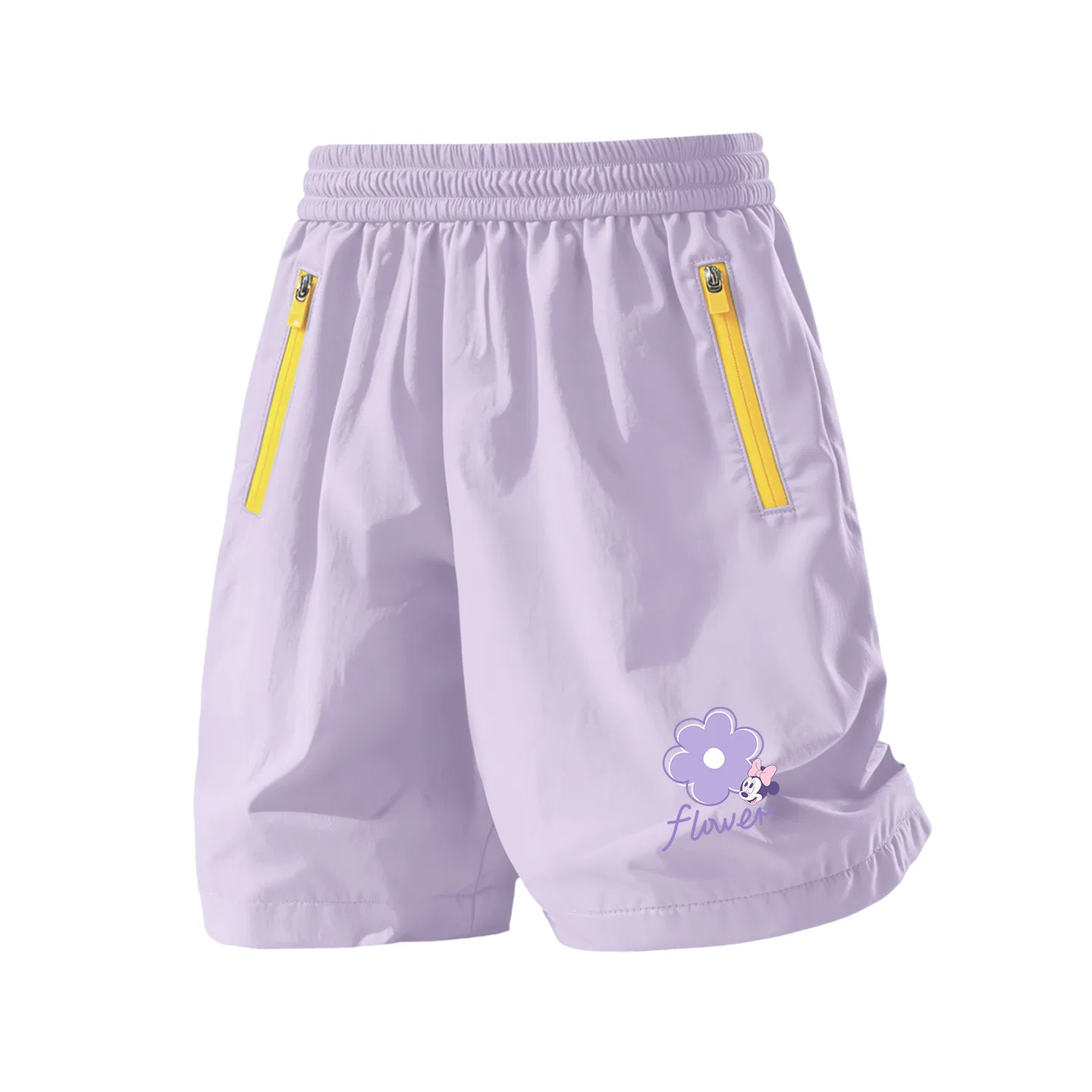 Детские шорты из стрейч-ткани, Disney, Delorane K Bottom Right Taro Paste Purple