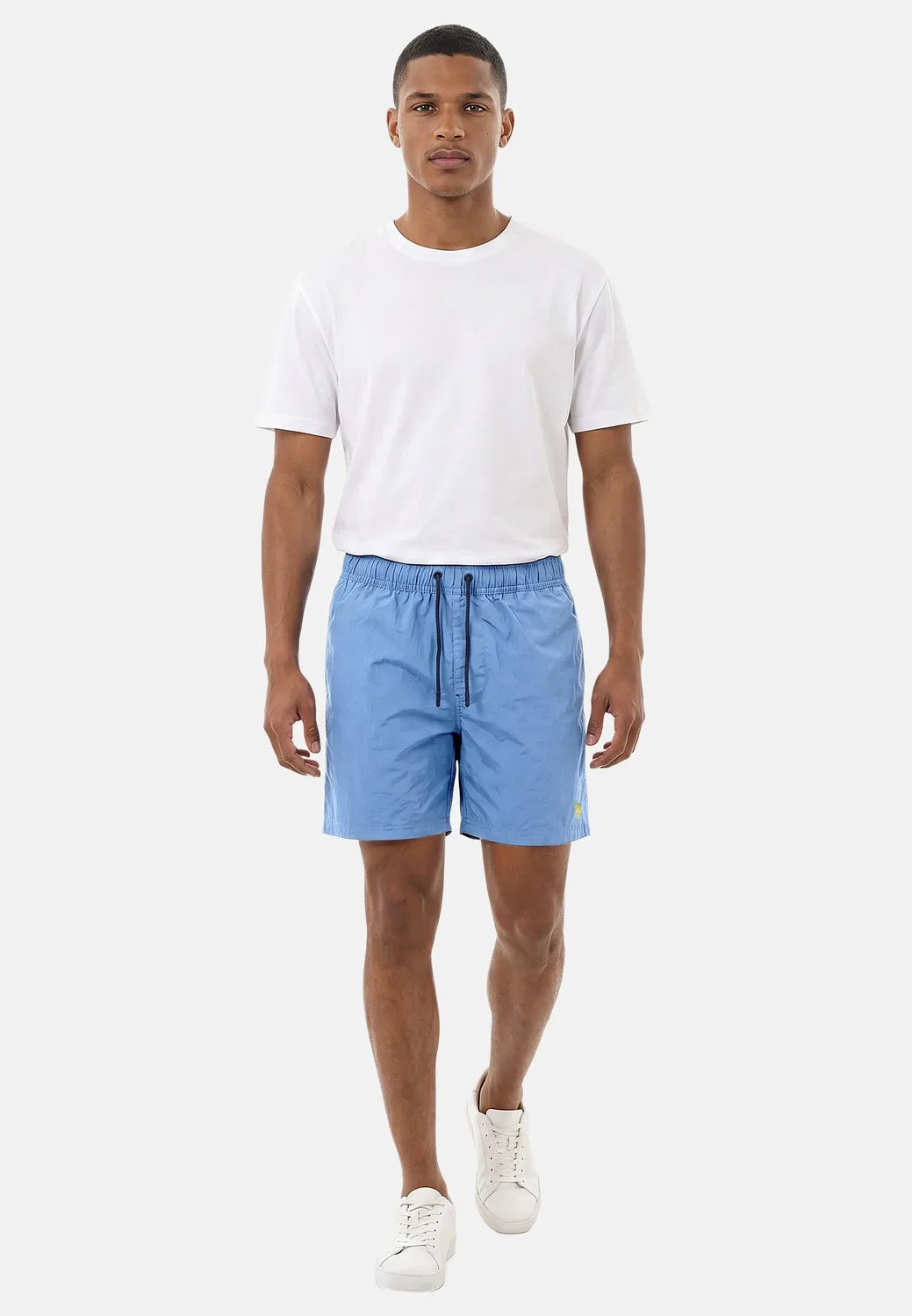 Мужские шорты для плавания с эластичным поясом U.S. Polo Assn., Hellblau-Gelb