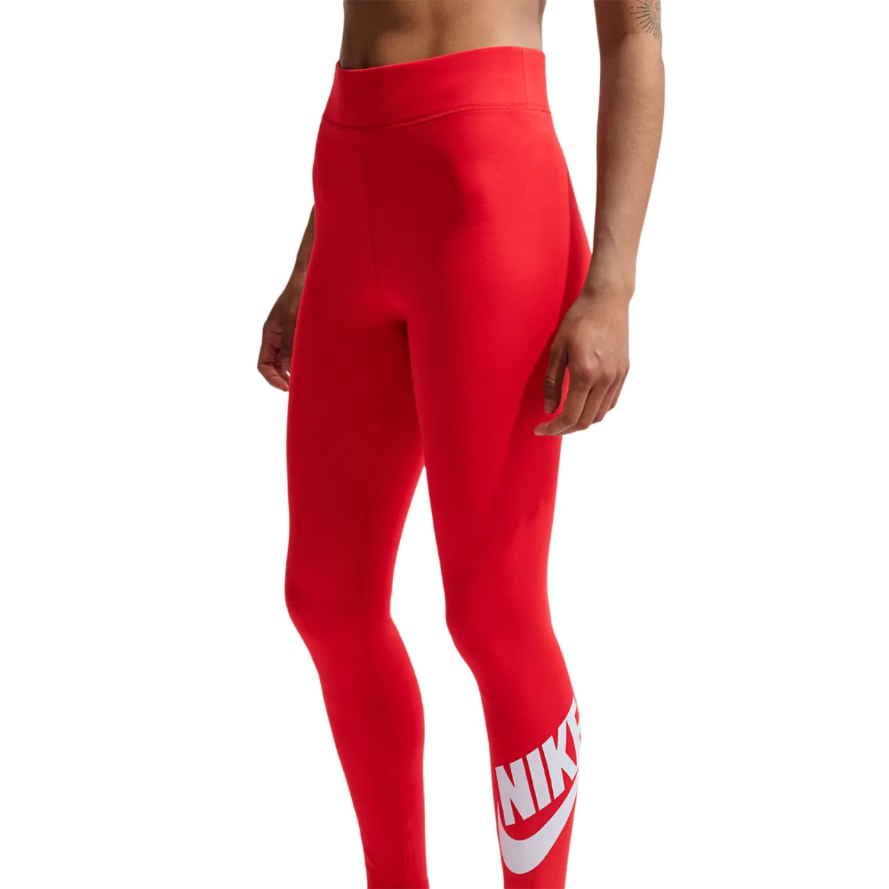 Женские леггинсы NSW Classic Graphic HR Futura Nike, цвет University Red/White — фото 3