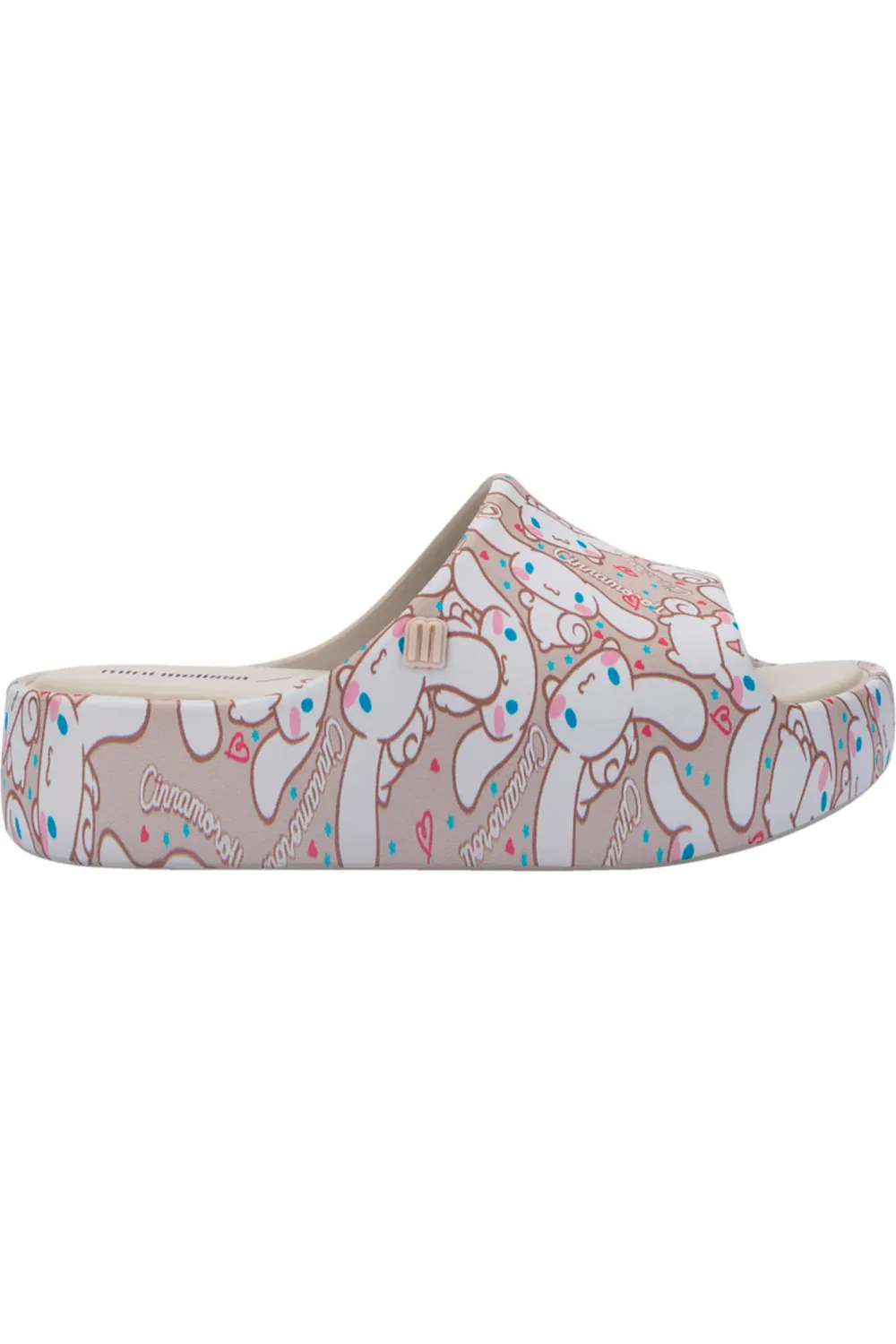 Детские сандалии платформа с Hello Kitty Mini Melissa, бежевый/коричневый — фото 2