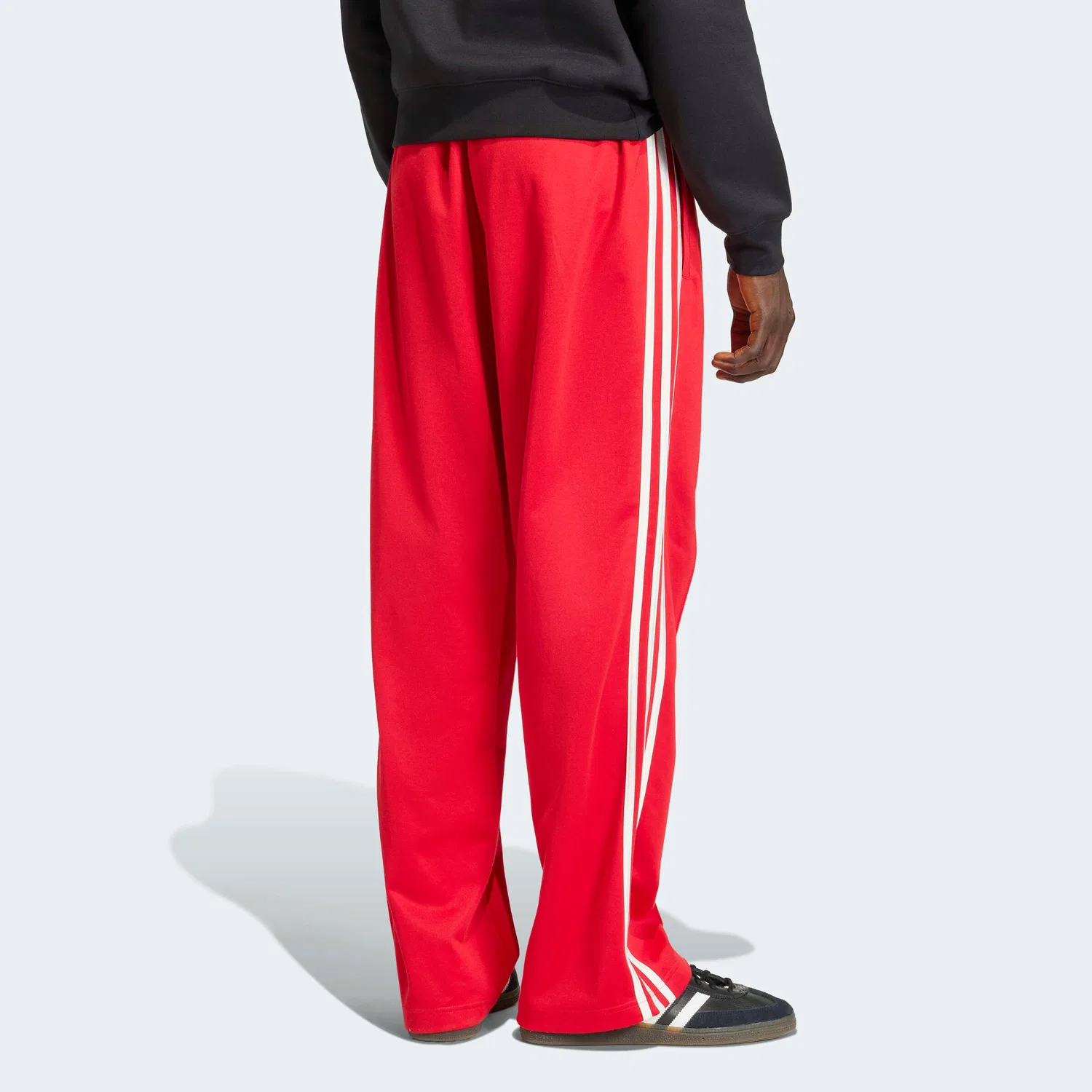 Спортивные брюки Adidas Originals свободного кроя оранжево-красного цвета — фото 4