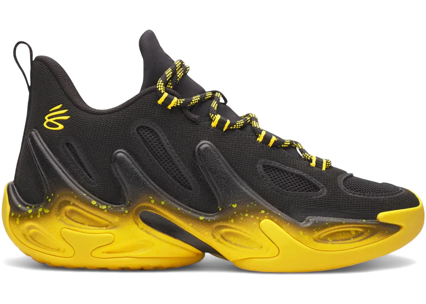 Детские кроссовки для мальчиков с шнуровкой Under Armour Curry 13 Under Armour, Black/Taxi