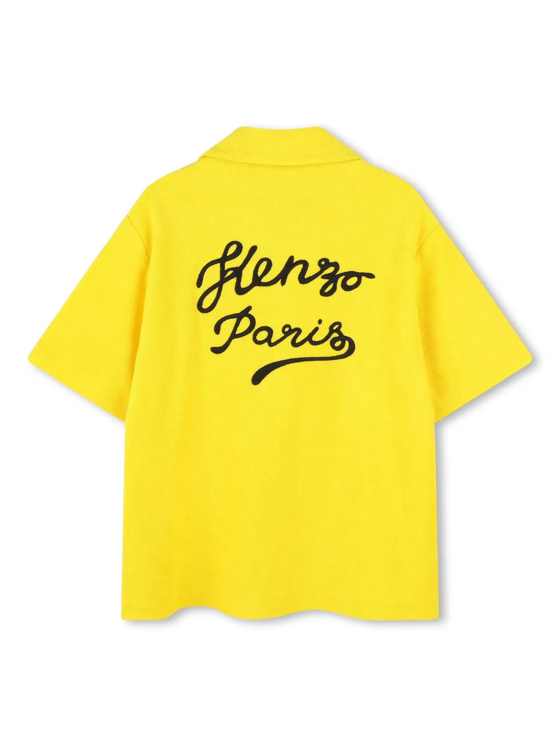 Рубашка с вышитым логотипом, желтая Kenzo, желтый — фото 2