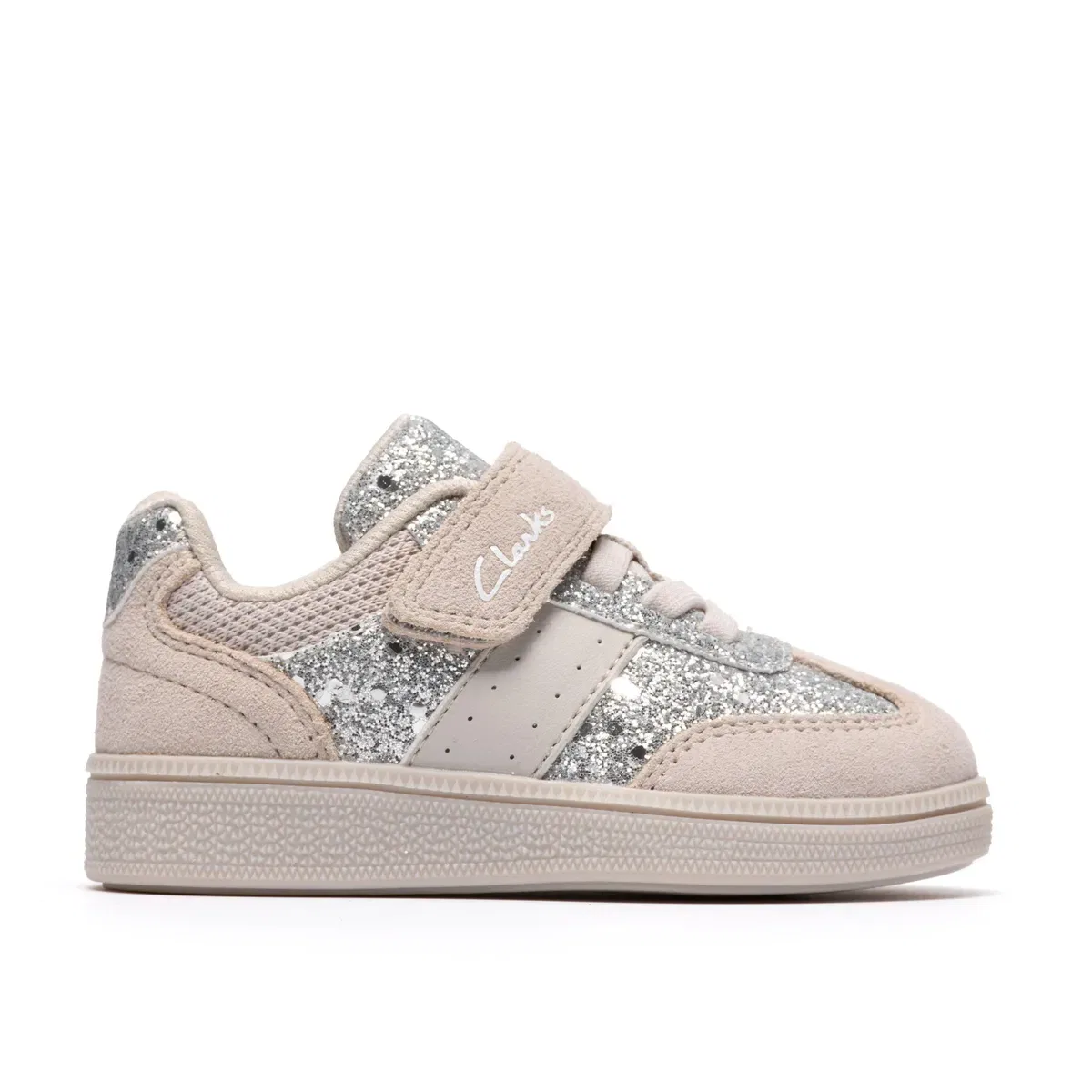 Кроссовки с серебристым металлическим покрытием Cypressstep, Clarks, Silver