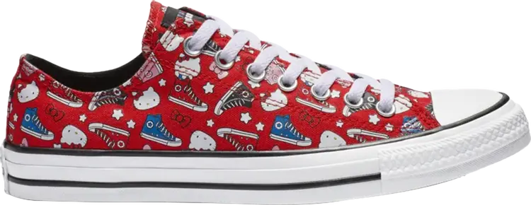 

Кроссовки Converse Hello Kitty x Chuck Taylor All Star Low Red, красный