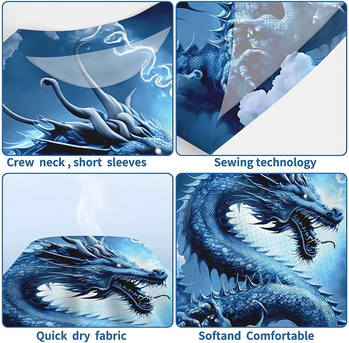 Мужская футболка с 3D-принтом обезьяны, Orient Dragon — фото 3
