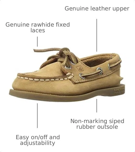 Детские лоферы для мальчиков A/O Loafer Sperry, Sahara — фото 3