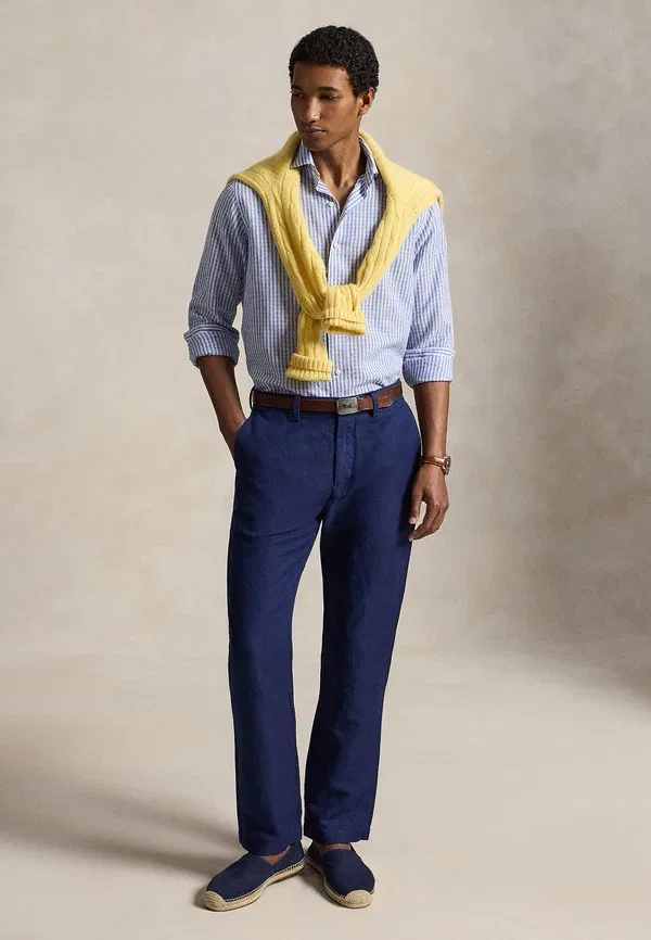 Брюки из льна и хлопка Polo Ralph Lauren — фото 2