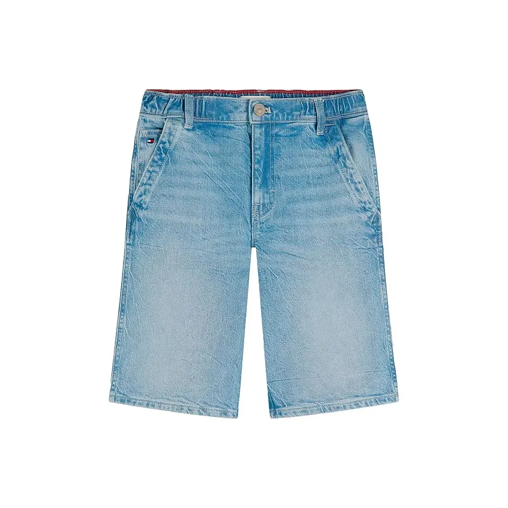 Детские шорты джинсовые свободного кроя Sailor Baggy Fit Tommy hilfiger, Blue — фото 3