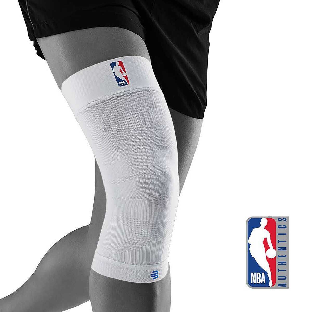 

Спортивная компрессионная поддержка колена NBA Bauerfeind, белый