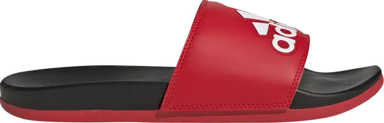 

Сандалии Adidas Adilette Comfort Slide 'Vivid Red Black', красный