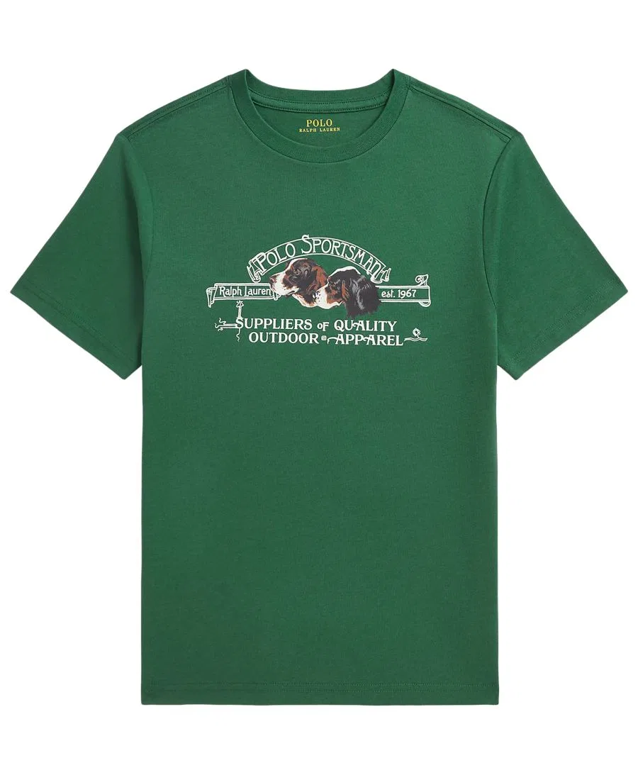Футболка с коротким рукавом Polo Sportsman Jersey Polo Ralph Lauren, Verano Green