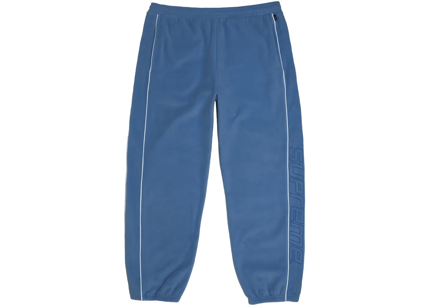 Мужские брюки с принтом Supreme Polartec Reflective Piping Pant, Light Blue — фото 2