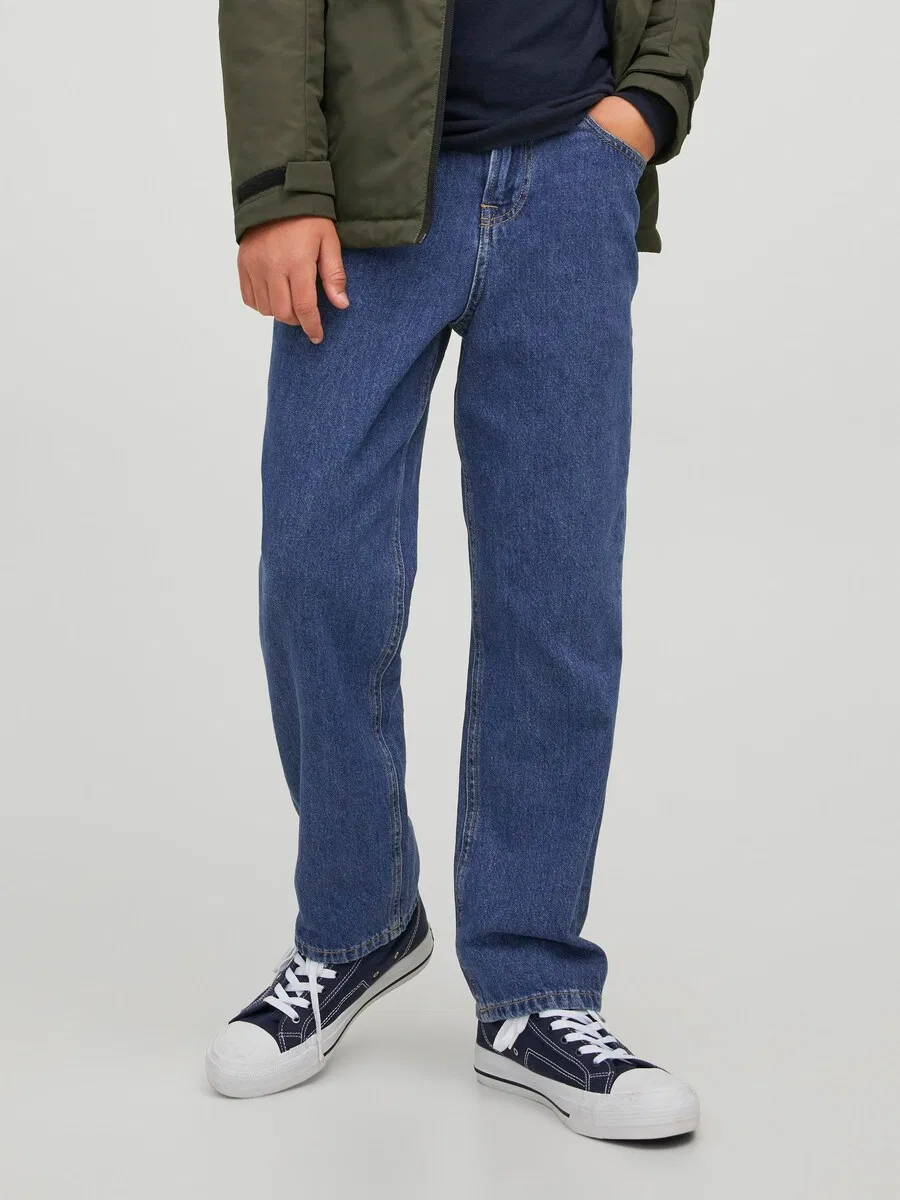 Джинсы Jack & Jones Junior Regular 'JJIChris' синего цвета — фото 3